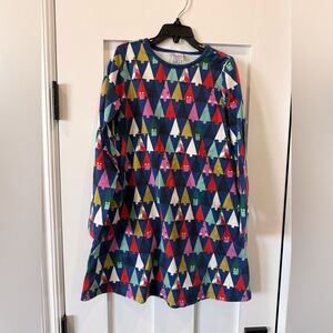 Hanna Andersson Multicolor Tree Long-Sleeved Dress